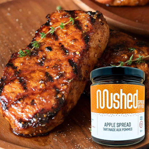 Sweet Meets Smoky: Apple Spread BBQ Pork Chops