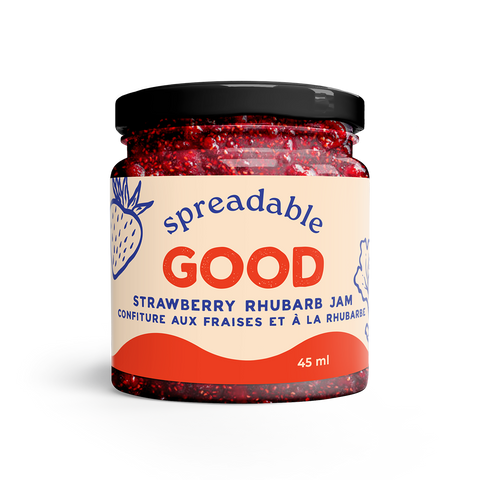 Mini Strawberry Rhubarb Jam